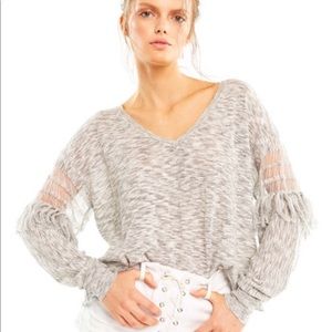Wildfox Wesley Fringe Summer Sweater